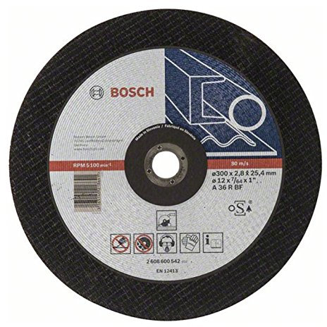 Bosch Trennscheibe gerade Expert for Metal A 36 R BF 300 mm 25,40 mm 2,8 mm 10 Stk