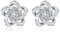 GEORGE · SMITH 925 Sterling Silber Ohrringe für Damen Silber & Gold Ohrringe Ohrstecker mit 5A Zirkonia für Frauen Mädchen Geschenk zum Geburtstag Muttertag Valentinstag, Sterling Silber, 5A kubischer
