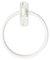 Quincaillerie Anneau Porte-Serviettes Blanc Brillant Espace Aluminium pivotant Porte-Serviettes de Cuisine Porte-Serviettes de Salle de Bain