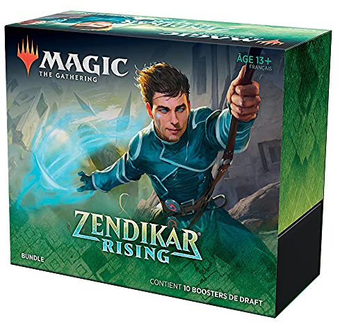 Magic The Gathering Paquete Renacimiento de Zendikar (10 Refuerzos y 40 terrenos)