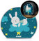Reer MyBabyLight Hase Nachtlicht mit Hasenmotiv Einschlaflicht für Baby und Kind Batteriebetrieben