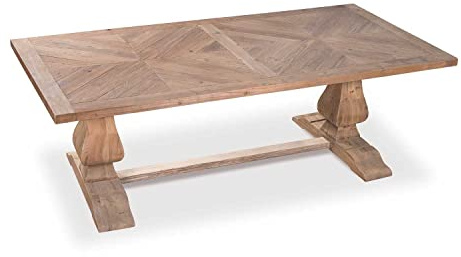 INTENSE DECO Table en pin de Style monastère à Chevrons Cassandre