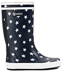 Aigle Lolly Pop Theme, Stivali in Gomma, Unisex - Bambini e ragazzi, Multicolore Marine Star, 25 EU