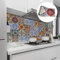 workid Adesivi per Piastrelle Bagno e Cucina (20x500CM) Mattonelle Adesive Impermeabile PVC Autoadesivo Decorazione FZW-001