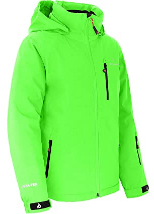 Bergson Lupo | Kinder Skijacke - Premium Kinder-Skijacke (20.000 mm), Extra warm wattiert & wasserdicht, Höchste Atmungsaktivität (20.000 g), Winddicht & robust, Mit Schneefang & Skipasstasche, Profi