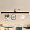 ZMH LED Wandleuchte Innen Wandlampe - Schwarz 100CM Lang Flurlampe Up Down Treppenhauslampe 37W Warmweiß Küchenlampe mit 3 Haken Wandbeleuchtung für Schlafzimmer Küche Eingang Treppenhaus