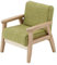 VGEBY Puppenhaus Sofa, 1:12 Puppenhaus Miniatur Wohnzimmer Möbel Dekoration Japanischer Stil Single Fabric Sessel Sofa(Gras-Grün) Spielhaus Spielzeug