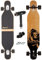 Camber Longboard mit Keramik Kugellager in Flex1 Drop Through Cruiser Freeride Skaten Komplettboard mit T-Tool