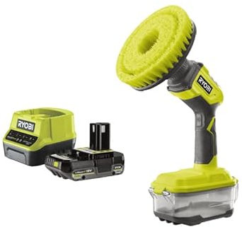 RYOBI Pack Brosse motorisée 18V OnePlus R18CPS-0-1 Batterie 2.0Ah - 1 Chargeur Rapide 2.0Ah RC18120-120