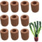 Wasserpflanzen Fixierringe YUNYAN 10 Stück Keramikschleife Filtermedium Filtermaterial Wasserpflanzen Befestigungsring Aquarium Ring für Aquarium Teich Wasserpflanzen