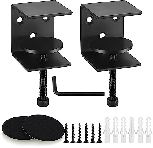 2 Pz Staffe per Mensole, Morsetti da Tavolo Regolabili per Mensole da Parete, Morsetti di Supporto per Mensole, Staffa per Mensola in Metallo per Camera da Letto Cucina Bagno Scaffale