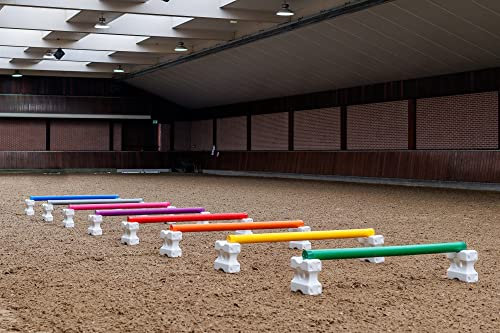 Hindernisstangen 175 cm, Ohne holzkern (Blau)