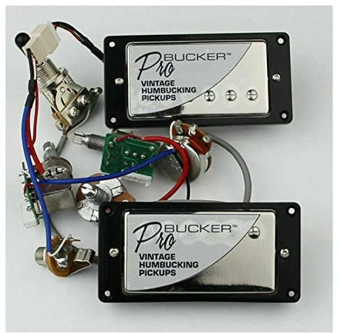 Gitarren-Pickup-Probucker Humbucker-Pickup-Nickel mit Pro-Gurtzeug für Epiphone LP & SG Pickup für E-Gitarre