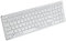 Rapoo - Teclado QWERTY Portugués multimodo, con Bluetooth y conexión de 2.4 GHz, conectividad para Varios Dispositivos y diseño Ultrafino, E9700M, en Blanco