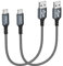 NIBIKIA Cavo USB C Corto, Cavo USB Tipo C [2Pezzi 30CM] Cavetto Caricatore Ricarica Rapida 3.1A Cavo USB Type-C per Samsung S23 S22 S21 S20 S10 S9 S8, Note 20 10