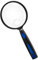 Feosky Hand-Leselupe, 10-fache 30-fache Lupe, 75 mm bruchsichere Linse, rutschfester Griff für Erwachsene, enge Arbeit, Senioren, Lesen und Kinder, Naturerkundung, Hobby-Beobachtung (blau/schwarz)