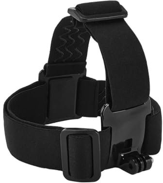 Dreneco Action Camera Head Mount Strap, Action Cam Extendable Head Strap Adapter for GoPro and Most Action Cameras