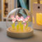 jackfru DIY Tulpe Nachtlicht, DIY Tulpe Nachtlicht, Tulip Lamp mit Glasabdeckung, Atmosphäre Licht Schlafzimmer Schlafen Tischlampe, Tulpe Blume Lampe für Kinder Mädchen Paar (Lila-13pcs)
