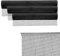 Onpira® Edelstahl Fliegennetz- Fliegengitter Meterware 120 cm – Silber oder Schwarz – Rostfrei & Reißfest – Katzensicherer Insektenschutz für Fenster & Türen – Zuschneidbar & Witterungsbeständig