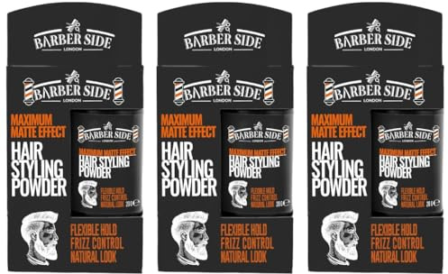 ican Barber Side London Volumizing Matte Effect Texturizing Hair Styling Powder 20g x 3
