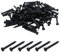 Hordion 100pcs Hardware Nails 1 inch, Carbon Steel Point Tip Cement Nails Masonry Nails for Concrete Brick Woodworking Picture Hanging