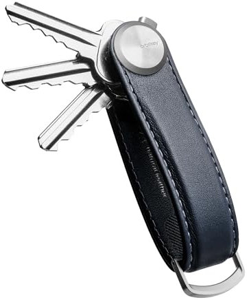 Orbitkey Key Organizer Pro – Leder, Saphir, Einheitsgröße