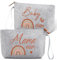 Xuniea Cadeaux pour Futures Mamans Femmes Enceintes Trousse à Maquillage en Feutre Cadeaux de Naissance Sac en Feutre pour Maman Cadeau de Grossesse pour Nouvelle Maman (Arc-en-Ciel)