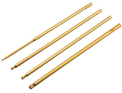 Ersatzspitzen 4tlg Innensechskant Kugel Set 1,5mm 2mm 2,5mm 3mm - rcbay | Klingen HSS M2-Stahleinsätze TiN 3x100mm Schraubendreher