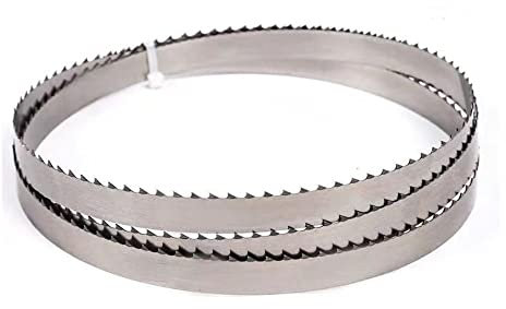 Bandsägeblätter, Bandsägeblatt 2 Stück zum Schneiden von Fleisch und Knochen 1650 mm x 0,56 mm x 4 T für elektrische Maschine, Schnellschnitt Klinge für gefrorene Knochen zum Metzgereien (1650 mm)