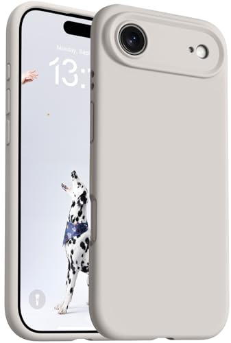 OTOFLY Magnetic for iPhone 17 Air Case,Compatible with Magsafe,Classic Liquid Silicone Mobile Phone Case,Integrated Camera Control Button,Anti-Scratch Microfiber Lining,Stone