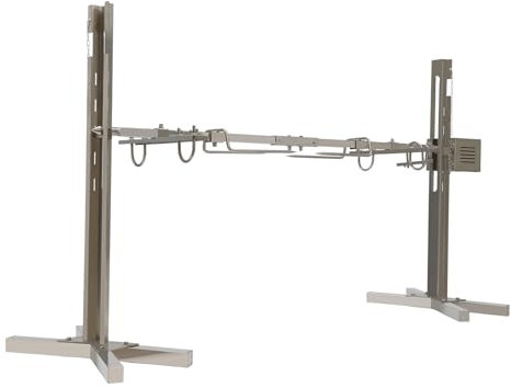 Rotisserie Kit, Universal BBQ Rotisserie Spit for Gas or Charcoal Grill, 15W Roaster Rod for Outdoor Cooking, Ideal for Pig, Chicken, Hog, and Lamb