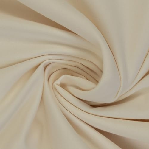 Jersey Stoff Vanessa | Swafing | NEUE FARBEN | uni (Länge am Stück: ab 50cm | Breite: 155cm) (naturweiß)