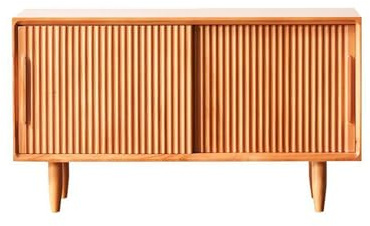 Schuhbank aus Massivholz mit Doppelregalen, multifunktionaler Schiebetürenschrank für Eingang, Wohnzimmer, Flur, Büro und Ankleidezimmer (80 cm B)