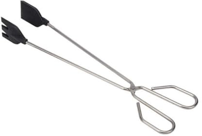 Pinza cocina de acero inoxidable con pala de silicona 35 cm.