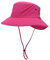 Magracy Unisex Damen Sonnenhut UPF 50+ Sommer Breiter Krempe Eimer-Hut für Frauen Safari-Hüte Fischerhut Rosenrot
