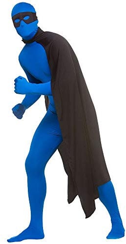 Wicked Cosutmes Adult Black Superhero Cape Fancy Dress Costume - One Size (120cm)