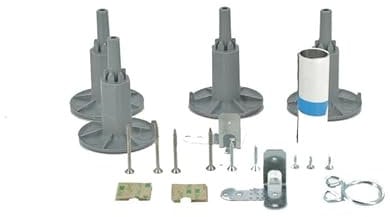 Kit di fissaggio per porta 1784430045 per lavastoviglie BEKO, ESSENZIEL B, LAVASTA INCASTRABILE ESSENTIELB ELVI-444F, LV FULL INT 60 ESSENTIELB ELVI-443F