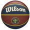 Wilson Basketball NBA TEAM TRIBUTE, DENVER NUGGETS, Outdoor, Gummi, Größe: 7