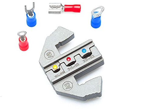 Wirefy Matrice de sertissage pour bornes isolées de petit diamètre - 26-16 AWG