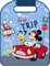 Disney Mickey - Autositzschoner | Mickey Mouse Design | Befestigung mit Klettverschluss & Gummizügen | Geprüft nach europäischen Vorschriften, Blau, Universale Größe, PVC