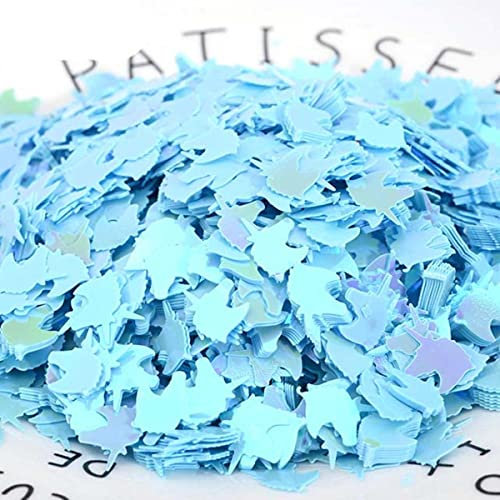 12mm Kristall Nagel Pailletten MixPieces Nagellack Pailletten Nagellack Hochzeitsdekoration Konfetti Dekoration Art-Lake Blau,50g