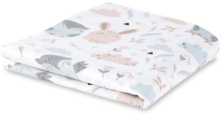 Schlafkissen Bezug 40x145 cm Kissenhülle für längliches Kissen Baumwolle Eulen