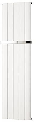 Deco Warm Termoarredo in Alluminio 1800x375 mm Bianco interasse 375 mm Modello selanik - Linea Design Classic