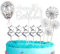 Tortendeko 16 Geburtstag Mädchen Junge,16 Stück Glitzer 16. Geburtstagstorte Topper,Silber Cake Topper Deko 16 Geburtstag,Happy 16th Birthday Kuchendeko Luftballon für 16. Geburtstag Party Kuchen Deko