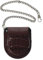 Mikikit Halter: Kette Leder Vintage Weihnachten Echte Uhr Taille Geburtstag Silberbraun Halter Zeit mit Lagerung Jahrestag Tragbar Zubehör Tasche Schutzhülle