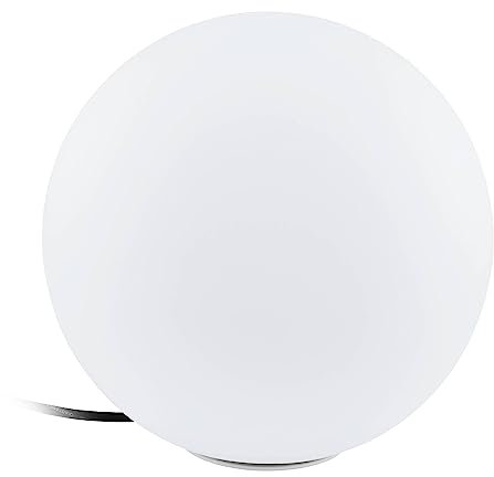 Eglo Stehleuchte MONTEROLO-Z weiss H:30cm Ø:30cm mit Kabel+Stecker IP65 mit Connect Z Funktion