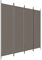 vidaXL Paravent 4-TLG. Raumtrenner Raumteiler Trennwand Umkleide Sichtschutz Spanische Wand Wohnzimmer Schlafzimmer Anthrazit 200x200cm Stoff
