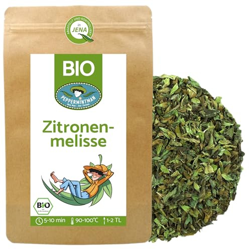 Bio Zitronenmelisse 500g - Melissentee - europäischer Anbau vom Familienbetrieb - lose und getrocknet - Melissa officinalis - PEPPERMINTMAN