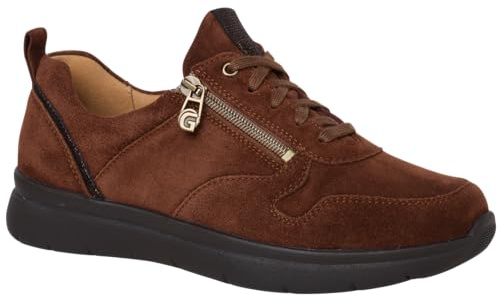 Ganter Damen Kira Sneaker, Chocolate, 38 EU X-Weit