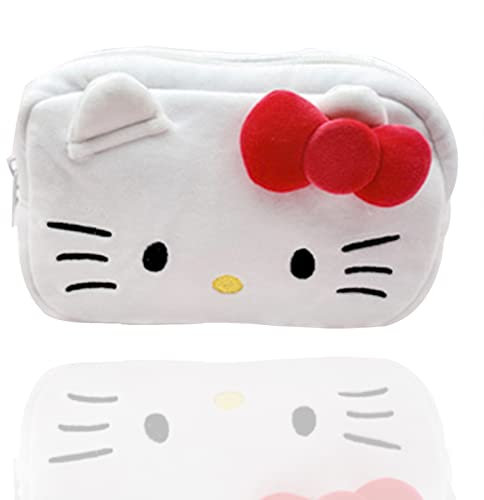 Akutoer Cartoon-Cos-Tasche, Weiß/Rot, Kawaii